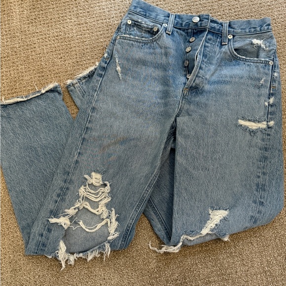 90s Mid Rise Straight Fit Jean - Picture 2 of 5